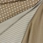 Preview: Baumwollstoff Petit Dots taupe