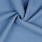 Preview: Waffelpiqué Uni blau