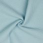 Preview: Waffelpiqué Uni hellblau