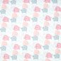 Preview: Baumwollstoff Elefantenparade rosa