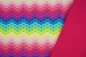 Preview: Jersey Stoff Regenbogen Neon Schuppen