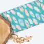 Preview: French Terry Glitter Feathers mint