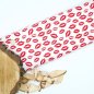 Preview: Baumwollstoff Kisses weiß - Poppy Design