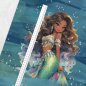 Preview: French Terry Panel Glamour Meerjungfrau "darkwater"