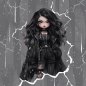 Preview: French Terry Panel Goth Girls - Babydoll