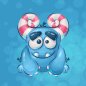 Preview: French Terry "Blue" Monster Harry