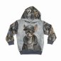 Preview: French Terry Panel "Hip Hop Dog" - Chihuahua