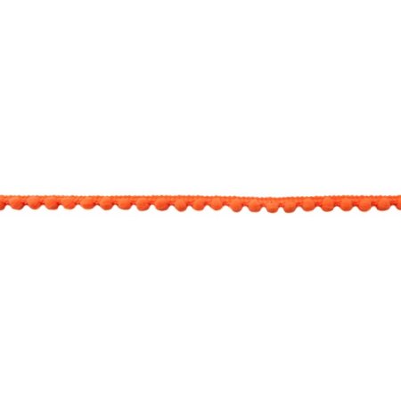 Pompon Bommelborte neon orange mini
