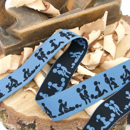 Preview: Gummiband 40 mm Kamasutra jeans
