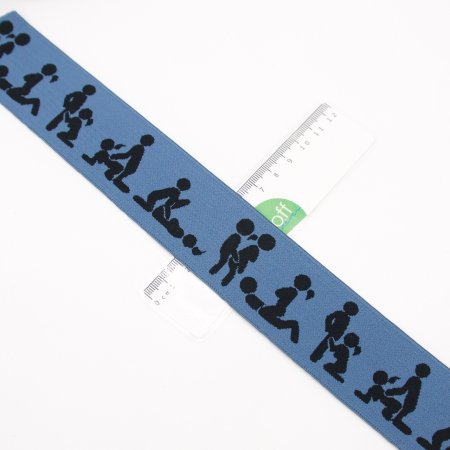 Preview: Gummiband 40 mm Kamasutra jeans
