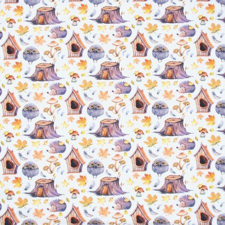 Preview: French Terry EP Eule und Igel