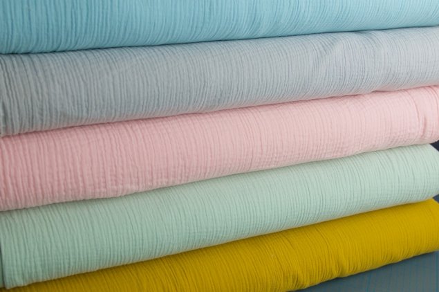 Preview: Musselin Double Gauze Uni dunkelblau Preview: Musselin Double Gauze Uni dunkelblau