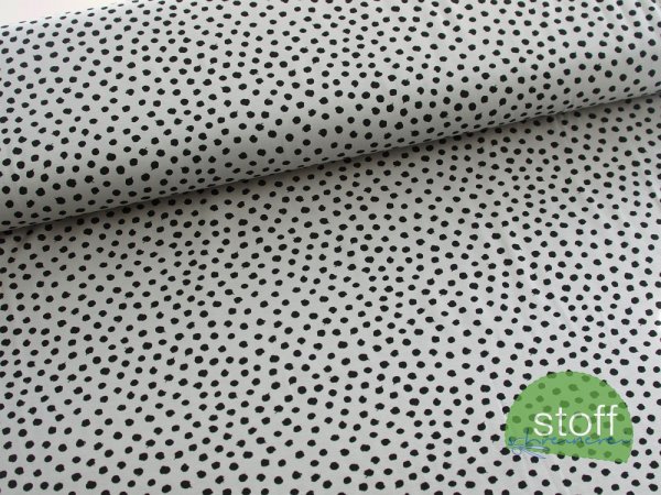 Jersey DOTS auf hellgrau