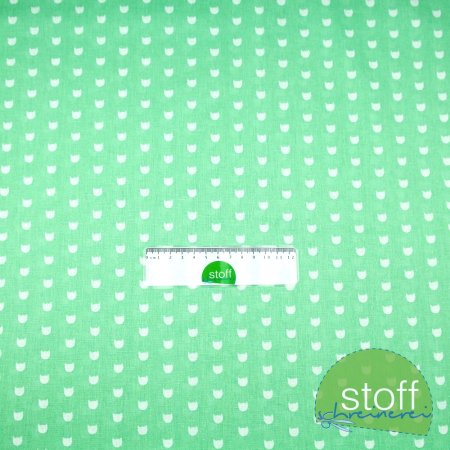 Preview: Cretonne Katzen "Mistigri" mint