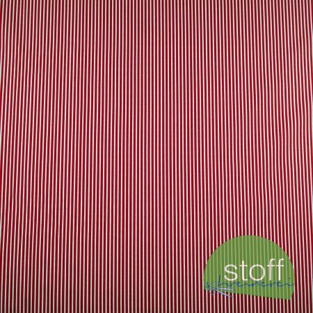 Baumwollstoff Stripe rot von Poppy Design