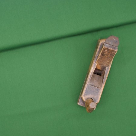 Baumwollstoff Uni waldgrün