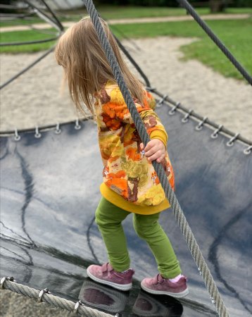 Preview: French Terry Eigenproduktion Eichhörnchen