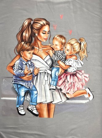 Panel 50 x 70 cm "Super Mama"  von 3 Kids