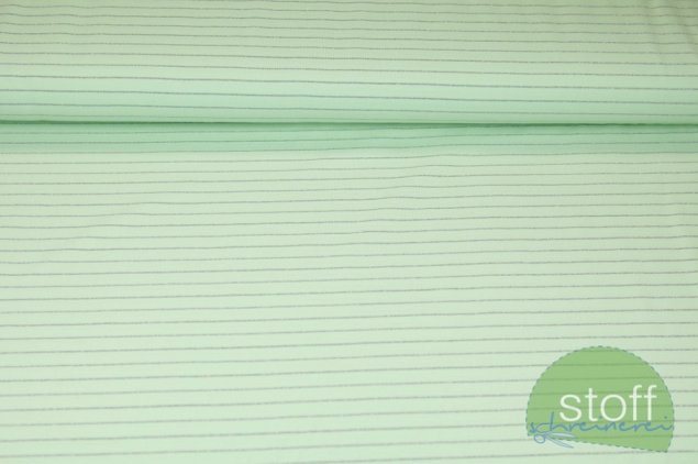 Jersey Atlantic Stripes Pastel Mint