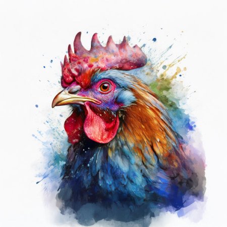 Velour Panel „Gockel"