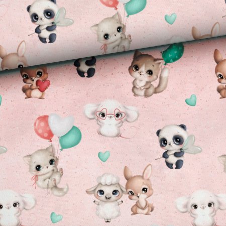Baumwollstoff Little Sweets rosa