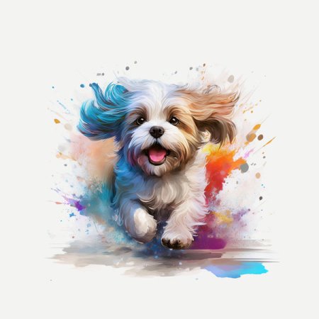 Velour Panel Lhasa Apso