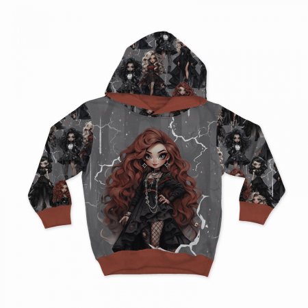 Preview: French Terry Goth Girls - AllOver