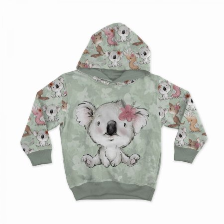 Preview: French Terry Panel Australien "Koala"
