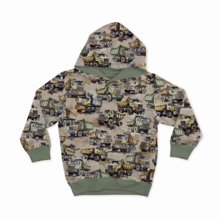 Preview: French Terry "Kipper Baufahrzeug"