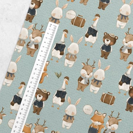 Preview: French Terry "Vintage Friends"