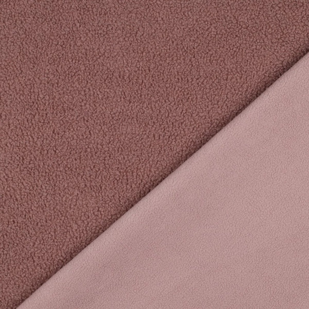 Doubleface Teddyfleece blush