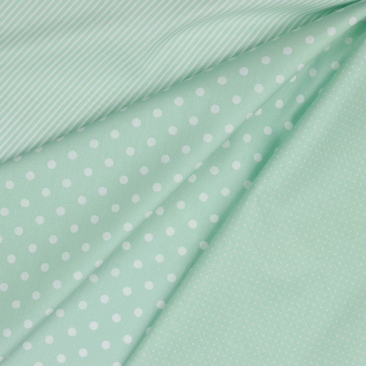 Baumwollstoff Petit Dots mint von Poppy Design