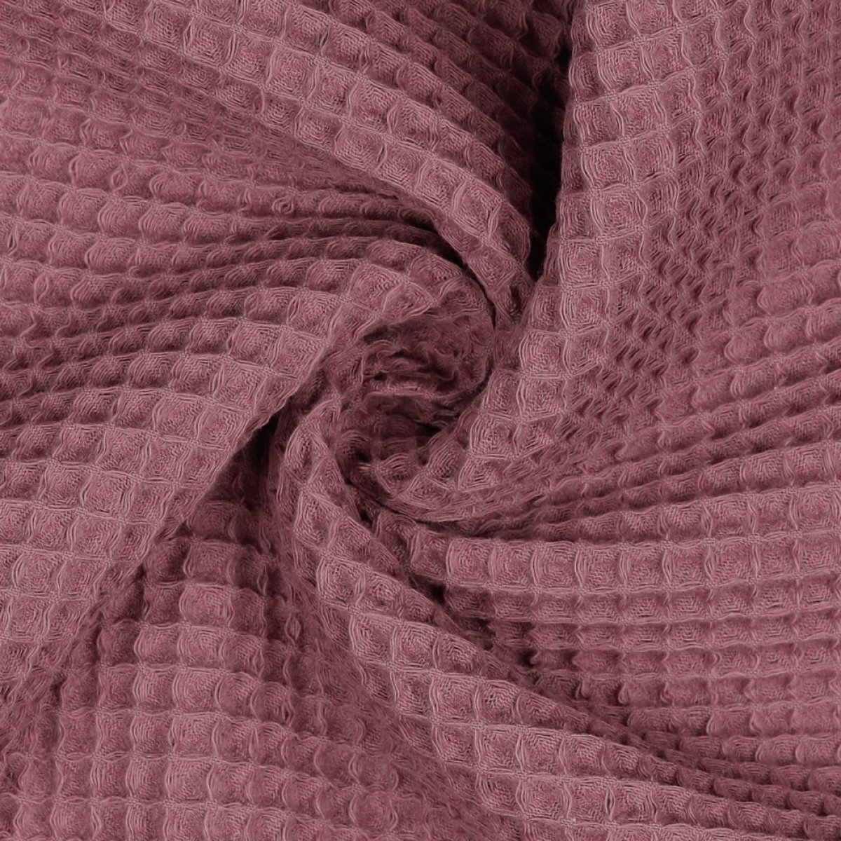 Waffelpiqué Uni mauve