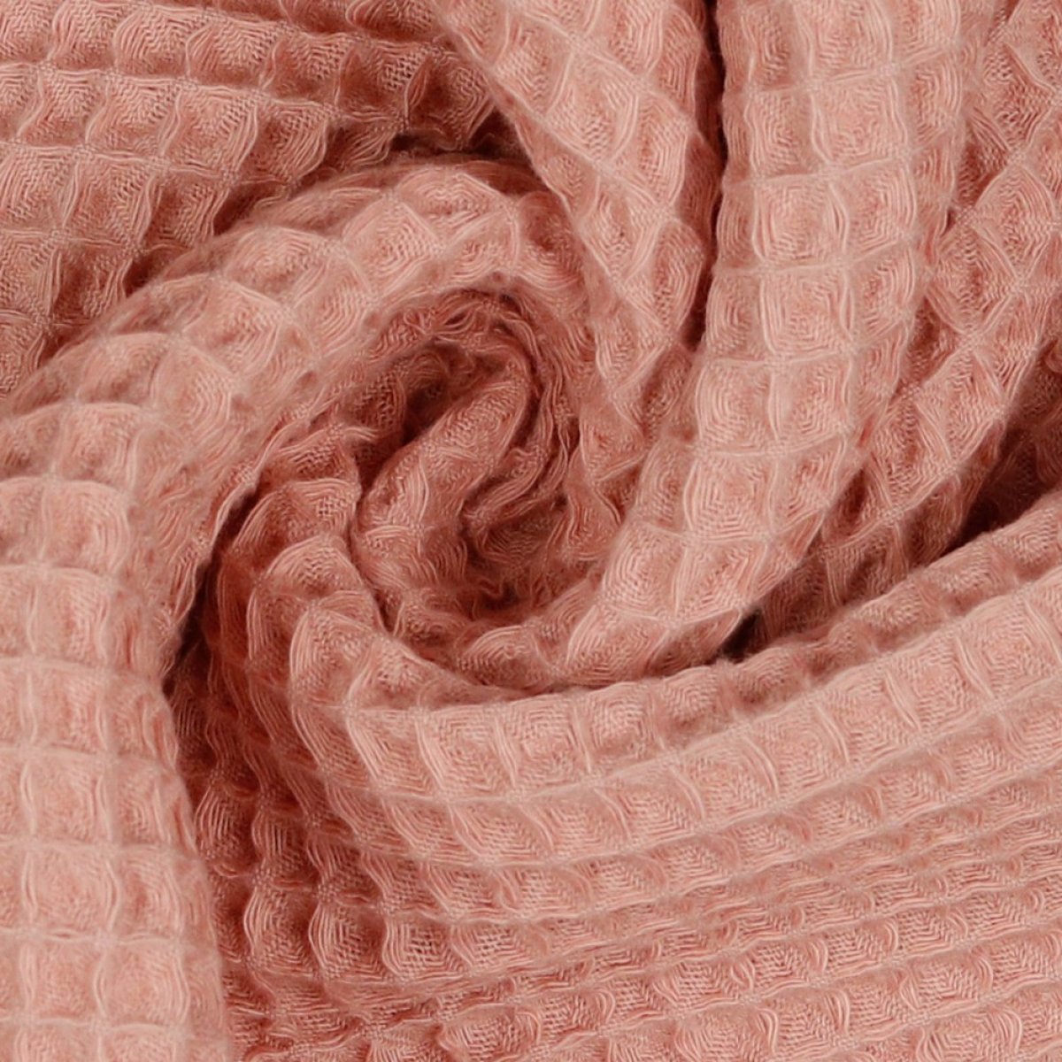 Waffelpiqué Uni blush