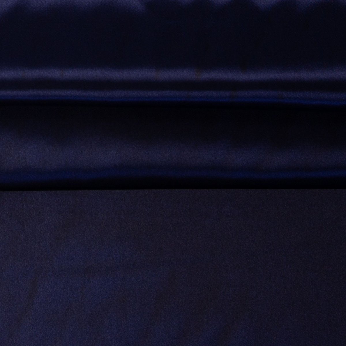 Satin nachtblau - navy