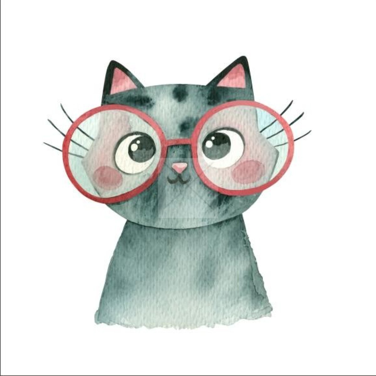 Panel 40 x 50 cm "schlaue Katze"