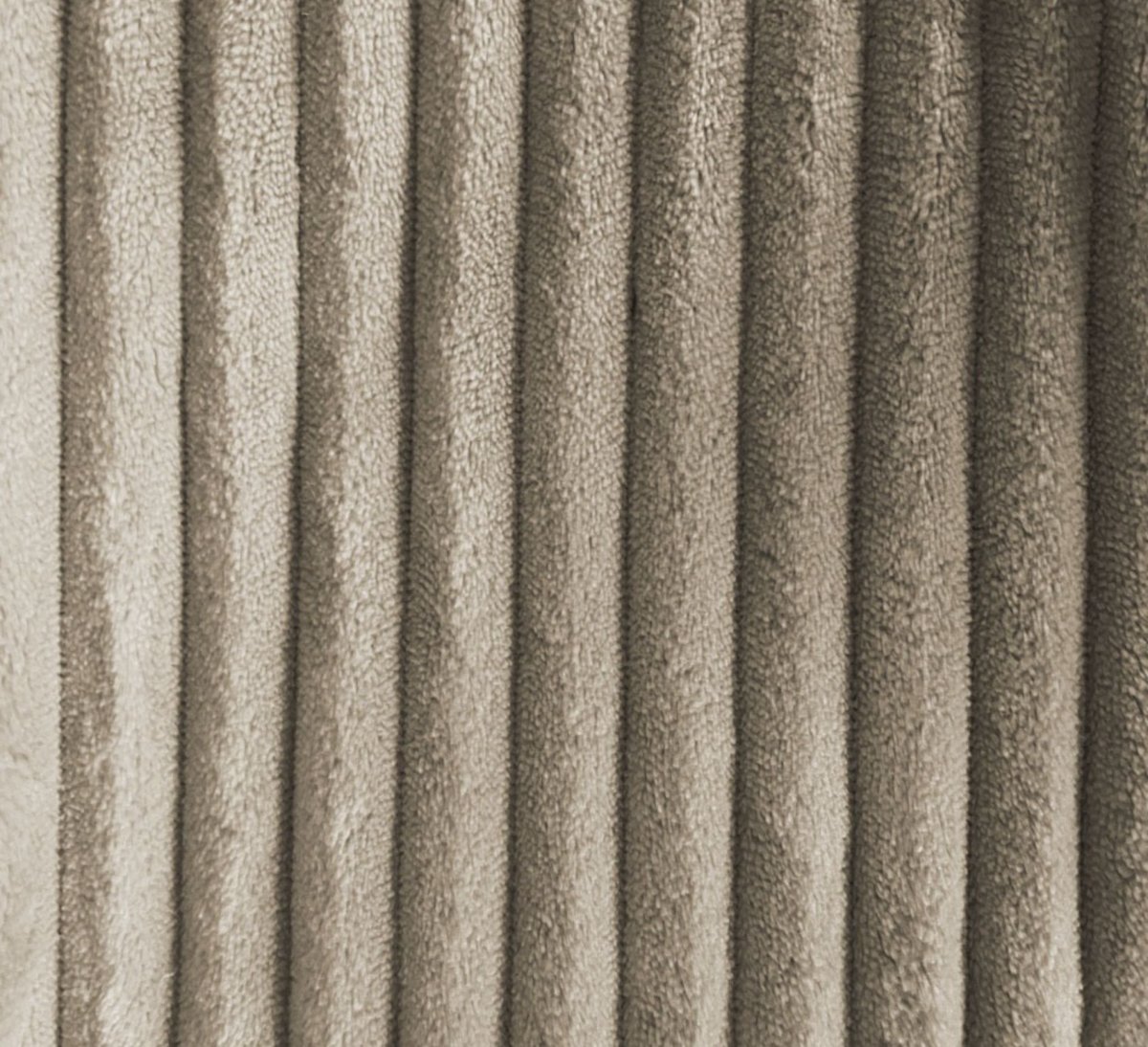 Minky Streifen beige