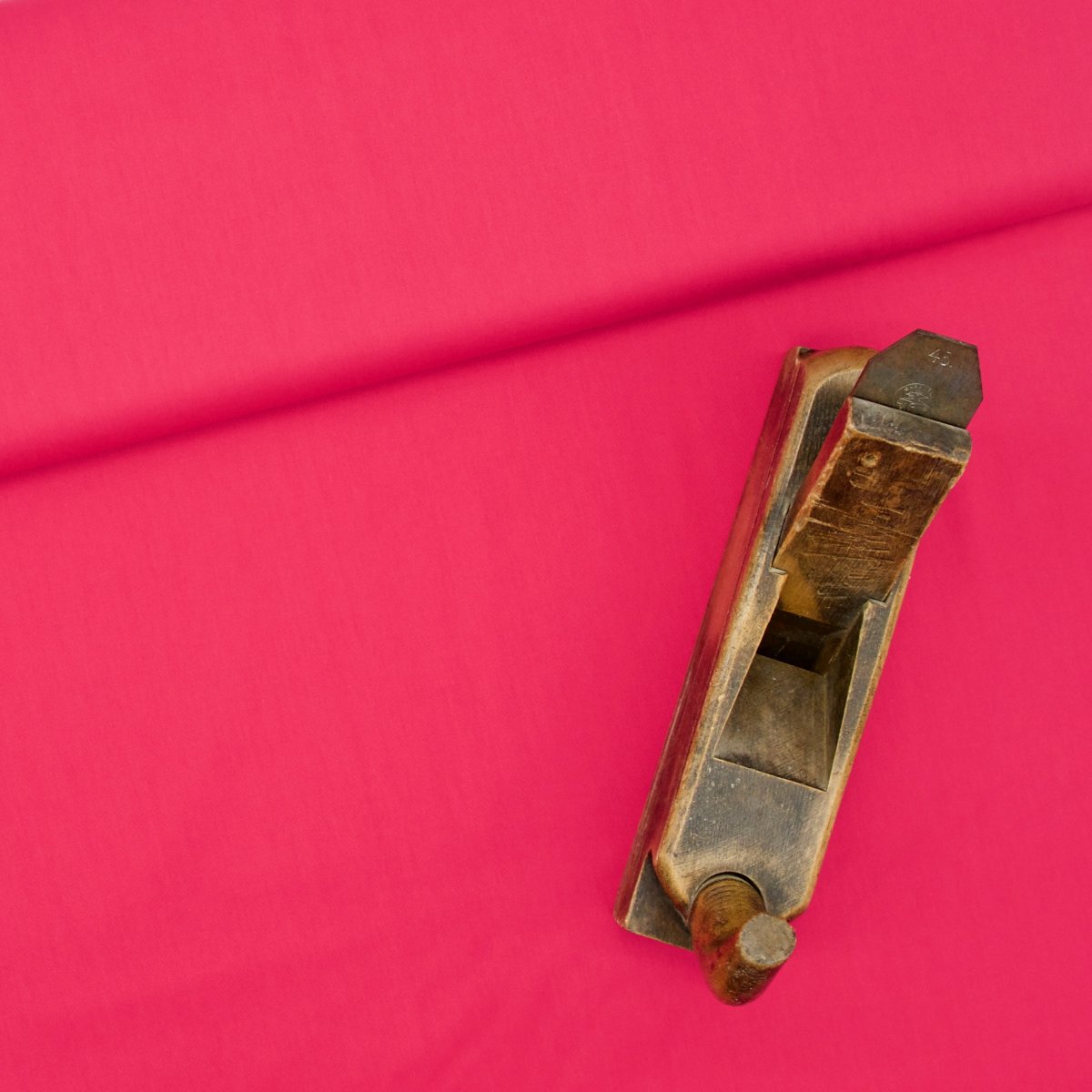 Baumwollstoff Uni fuchsia