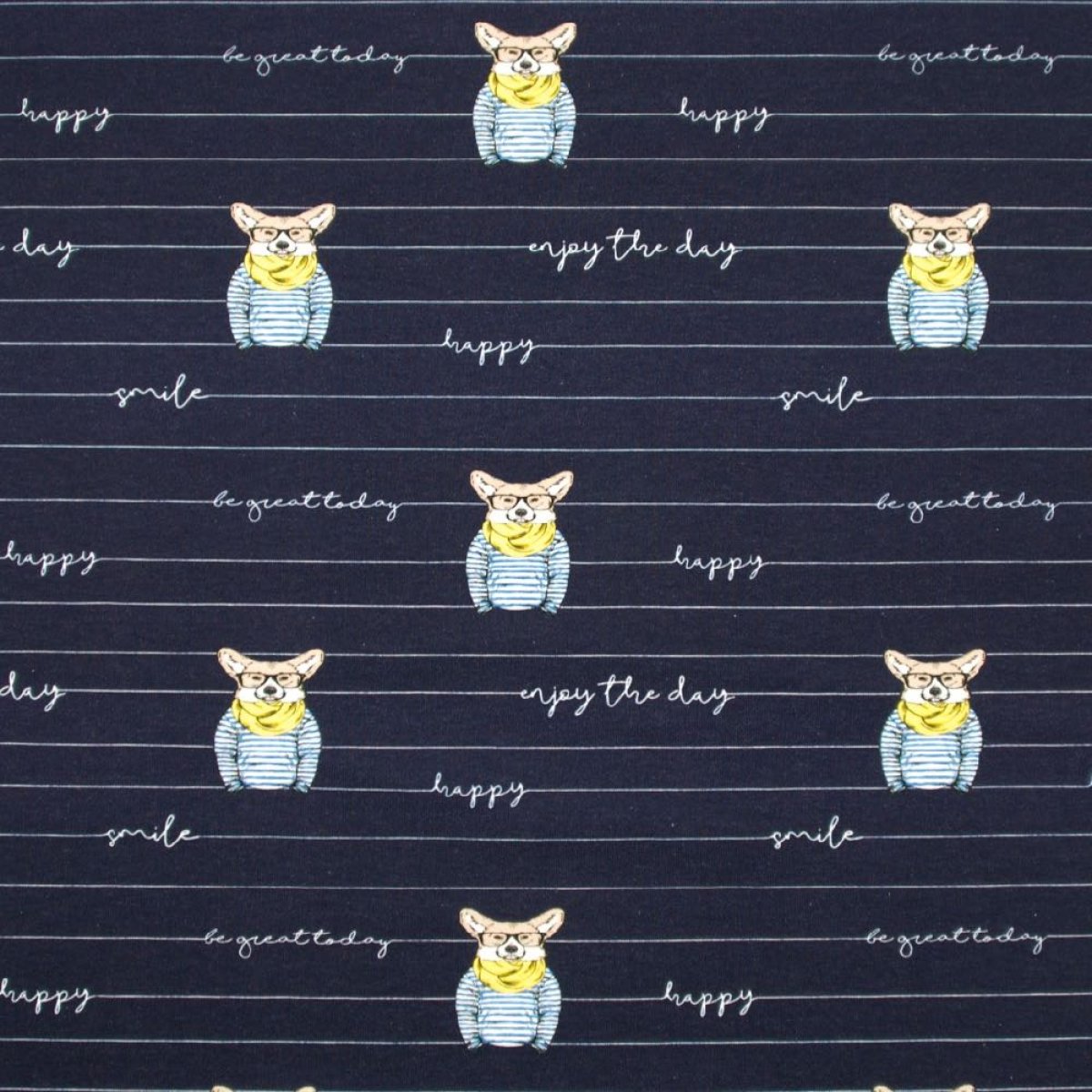 French Terry  Fuchs - Make today amazing