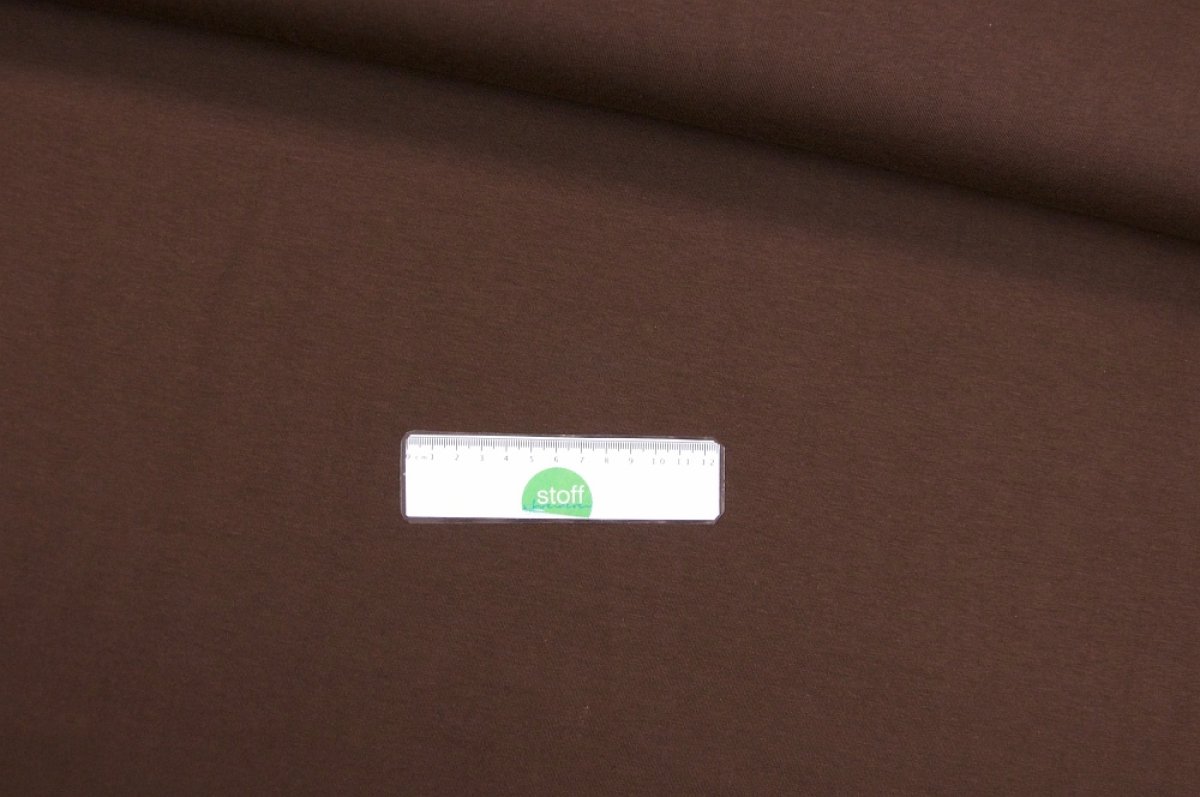 Jersey Uni dark braun