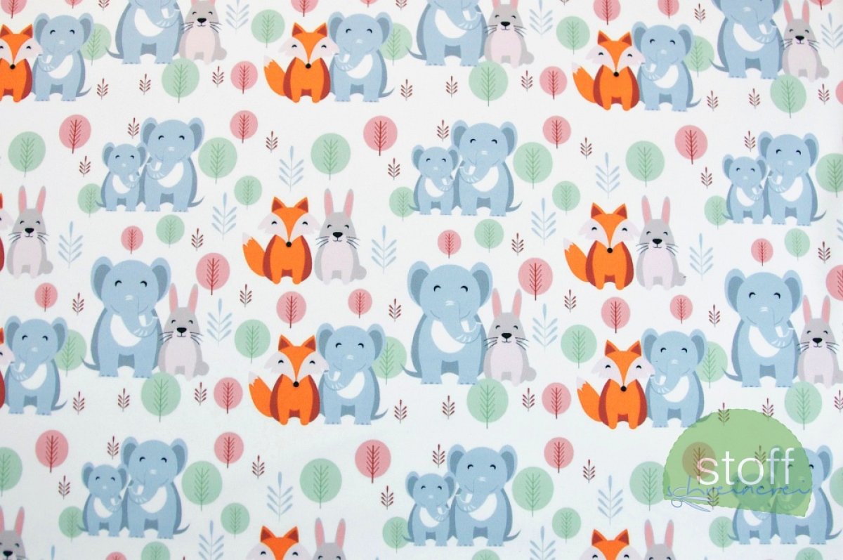 Softshell Elefant Hase Fuchs