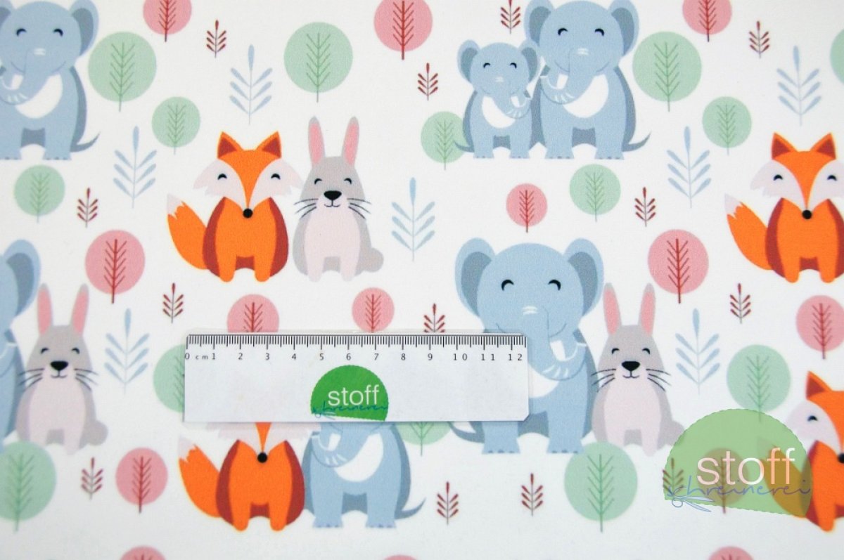 Softshell Elefant Hase Fuchs
