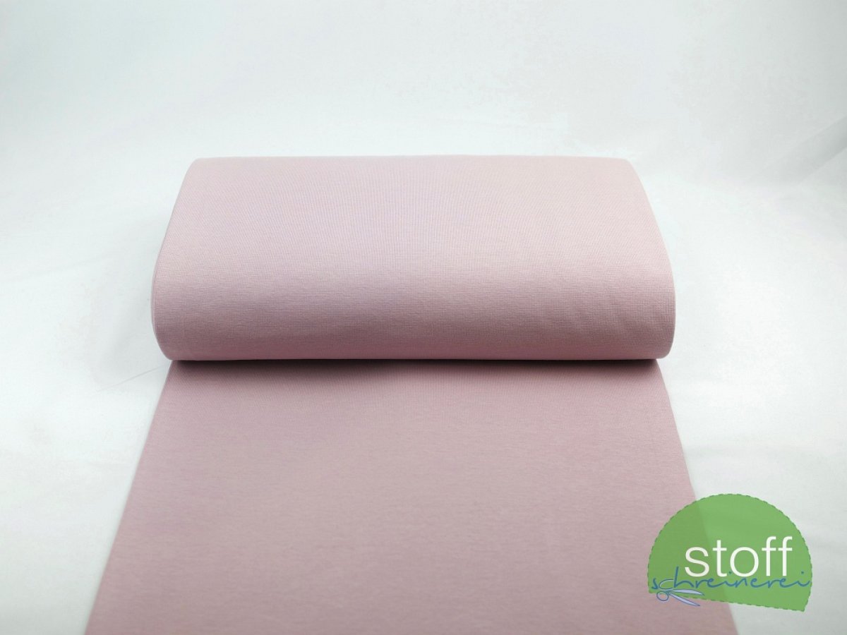 Bündchen Feinripp Uni mauve