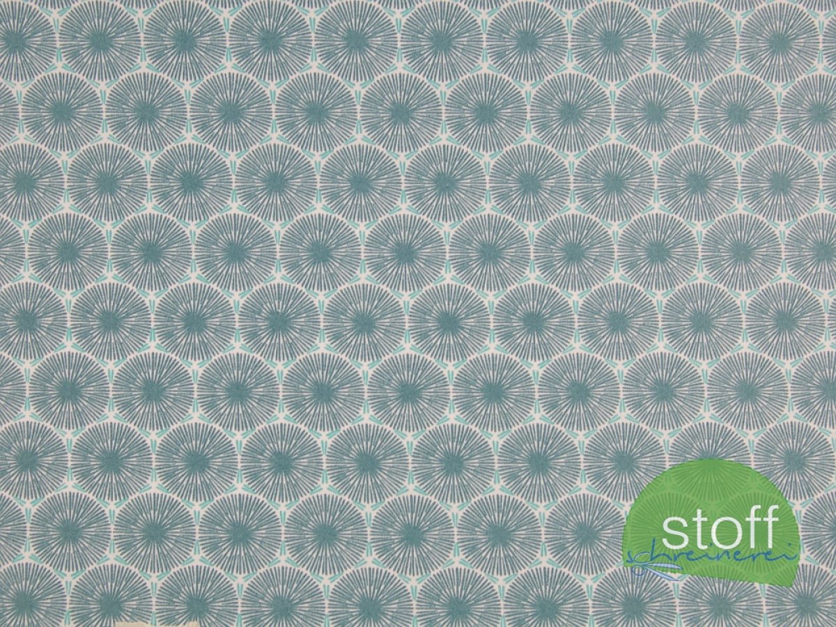 Beschichtete Baumwolle Axel blau