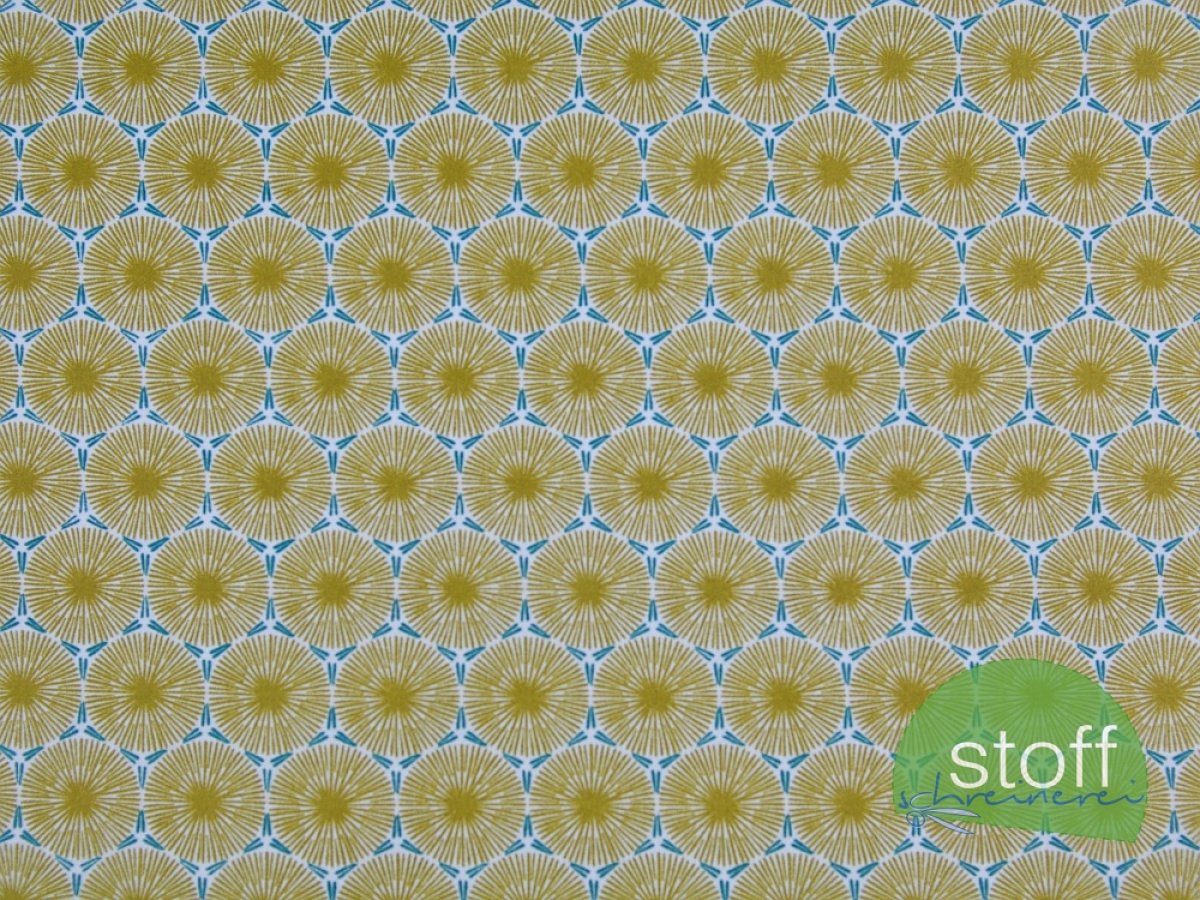 Beschichtete Baumwolle Axel senf