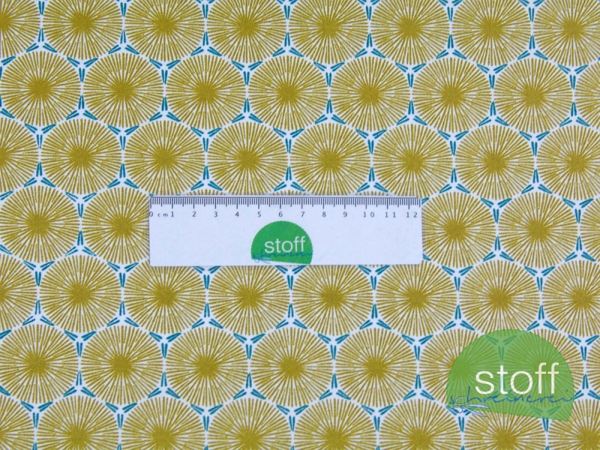 Beschichtete Baumwolle Axel senf