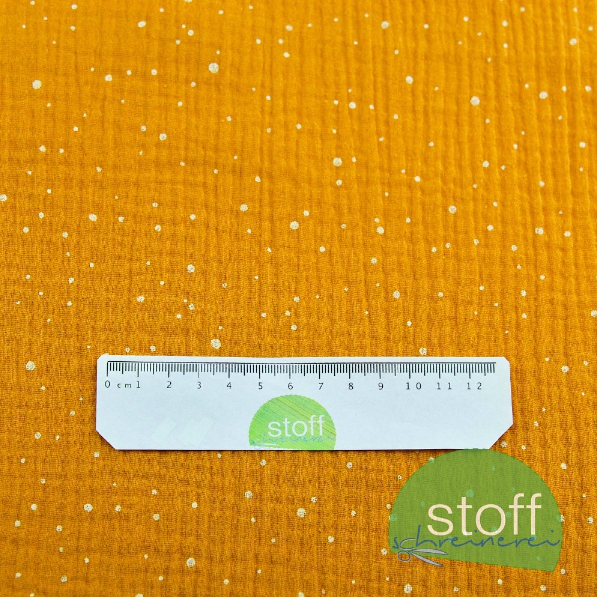 Musselin Hydro Spritzer senf gelb