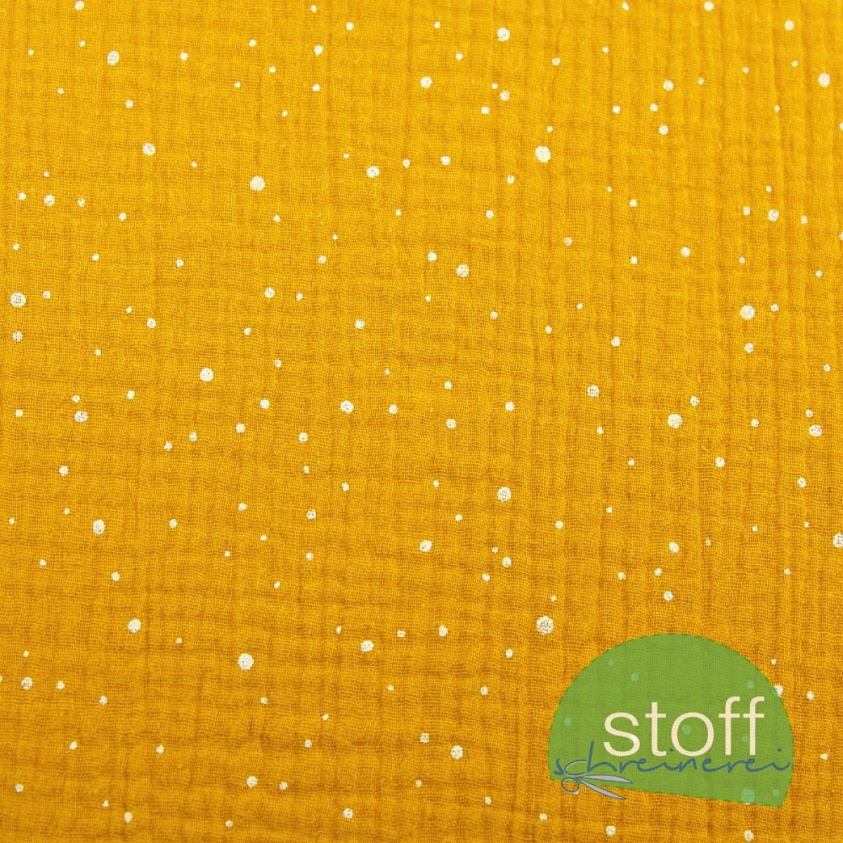 Musselin Hydro Spritzer senf gelb