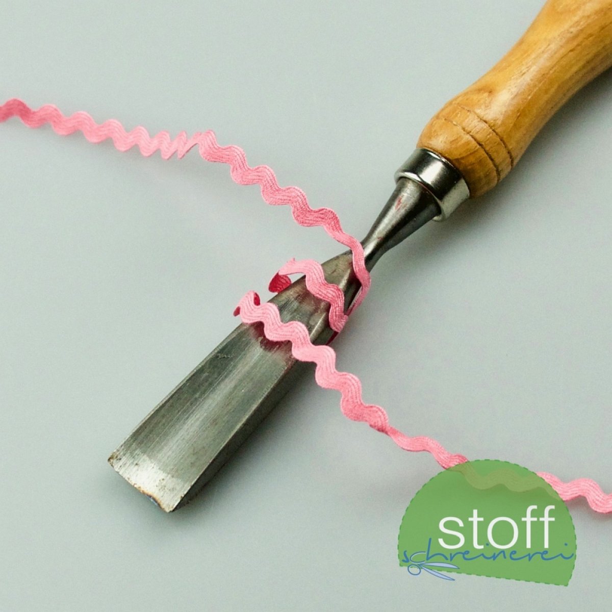 1m Zackenlitze rosa 5 mm kochecht