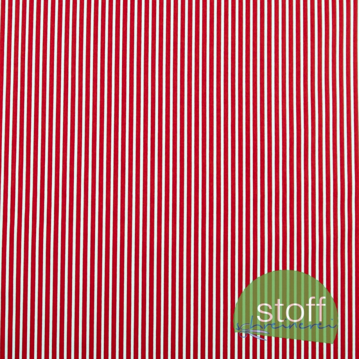 Baumwollstoff Stripe rot von Poppy Design